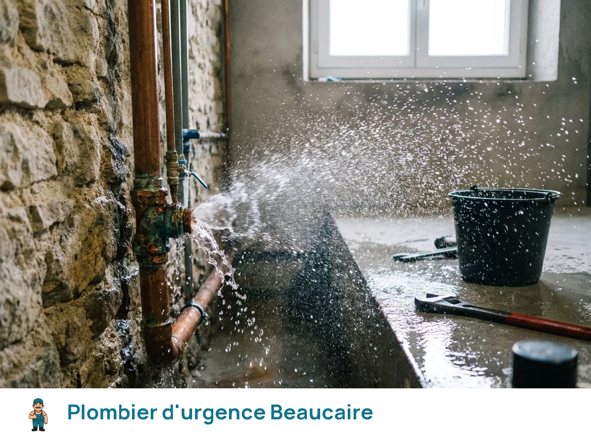 Plombier d'urgence à Beaucaire