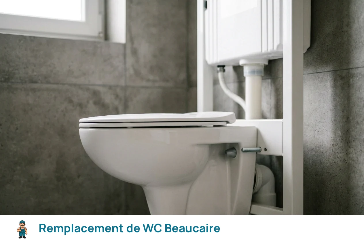 Remplacement de WC à Beaucaire