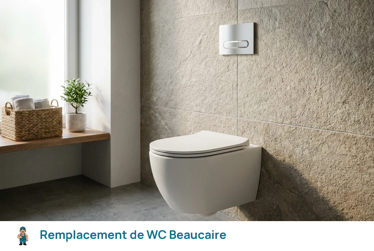 Remplacement de WC à Beaucaire