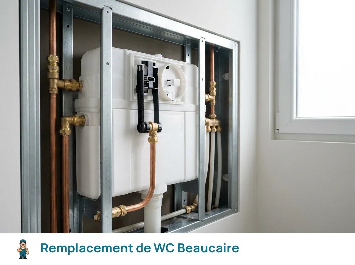 Remplacement de WC à Beaucaire